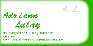 adrienn lulay business card